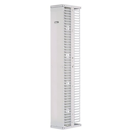 Panduit Patchrunner 2 Vertical Cable Manager, Dual Sided, 45U, 1 Piece, Dual-Hinge PR2VSD06WH